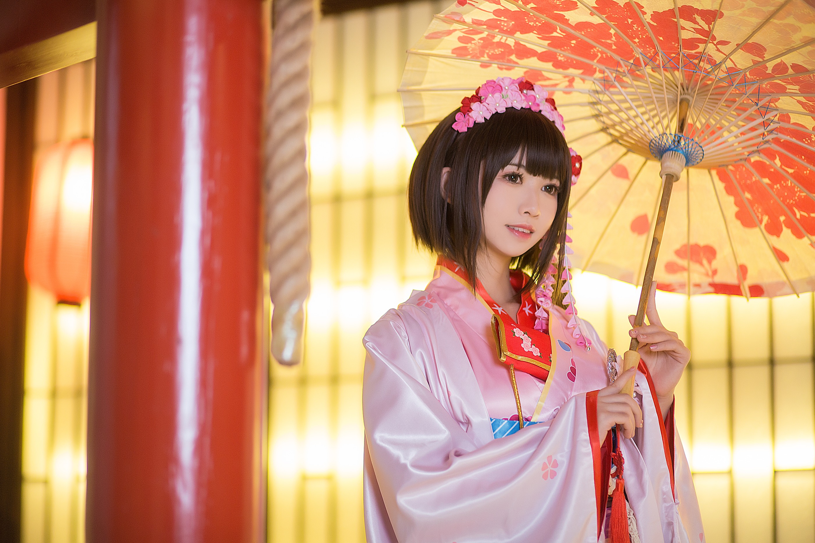 图片[1]-鳗鱼霏儿 – NO.070 圣人惠 和服 [12P]-XikXak